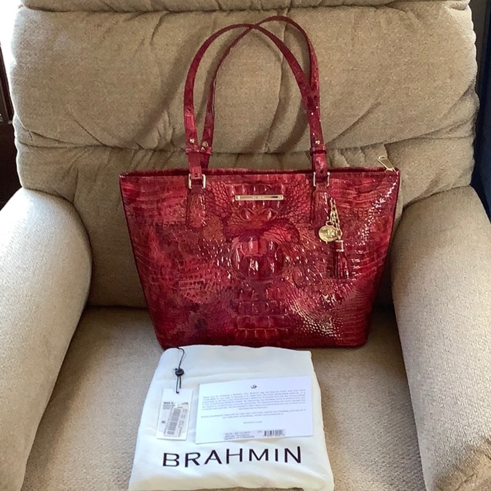 Medium Asher - Petunia Melbourne leather bag